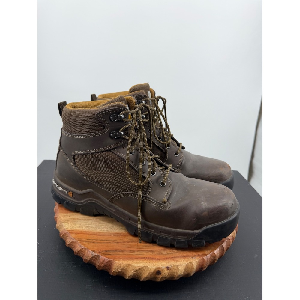 Carhartt Men's Rugged Flex 6" Steel Toe Work Boots CMF6284 Mens 13 Brown Leather